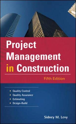 Stock image for Project Management in Construction (McGraw-Hill Professional Engineering) for sale by SecondSale