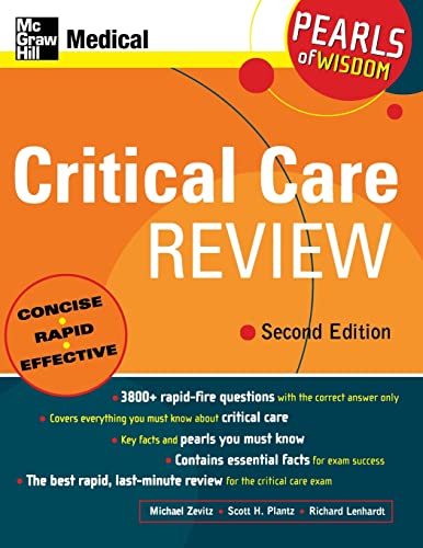 Imagen de archivo de Critical Care Review: Pearls of Wisdom, Second Edition a la venta por ThriftBooks-Atlanta