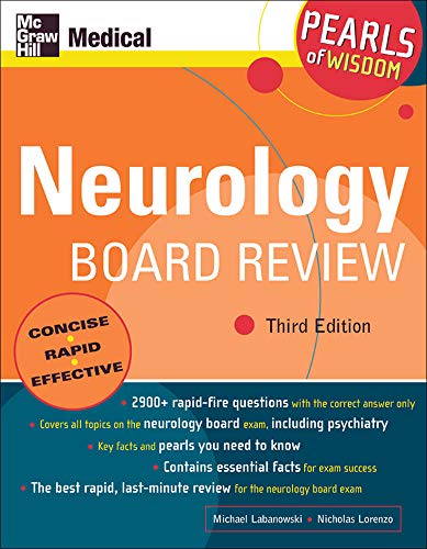 Stock image for Neurology Board Review: Pearls of Wisdom, Third Edition for sale by Books From California