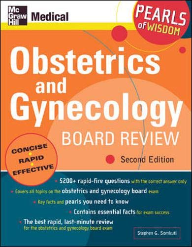9780071464376: Obstetrics and Gynecology Board Review (Pearls of Wisdom)
