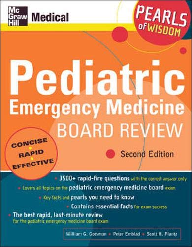 9780071464437: Pediatric Emergency Medicine Board Review