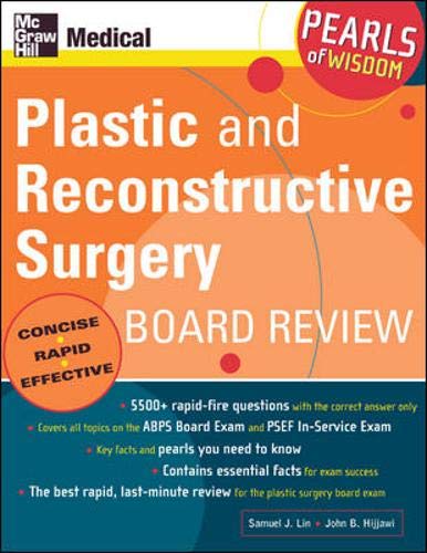9780071464475: Plastic and Reconstructive Surgery Board Review: Pearls of Wisdom