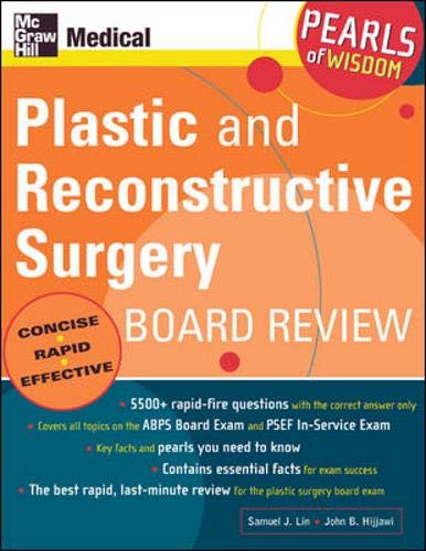 Stock image for Plastic and Reconstructive Surgery Board Review (Pearls of Wisdom) for sale by The Book Spot