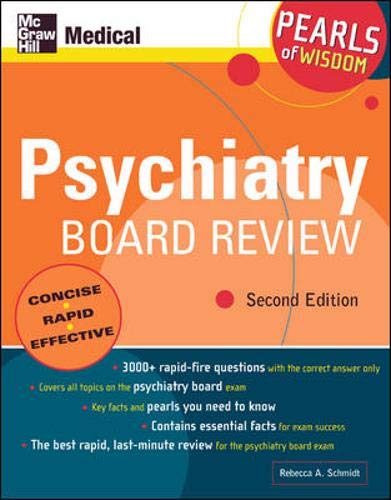 9780071464505: Psychiatry Board Review: Pearls of Wisdom, Second Edition
