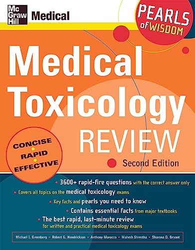 Imagen de archivo de Medical Toxicology Review: Pearls of Wisdom, Second Edition a la venta por HPB-Red