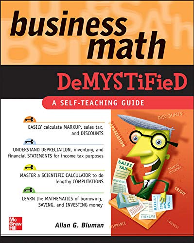 Beispielbild fr Business Math Demystified zum Verkauf von Better World Books