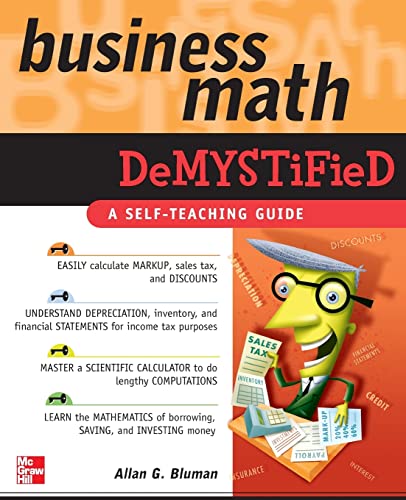 Stock image for Business Math Demystified for sale by Hawking Books