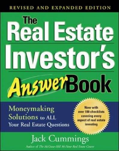 Stock image for The Real Estate Investor's Answer Book: Money Making Solutions to All Your Real Estate Questions for sale by ThriftBooks-Dallas