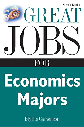 Imagen de archivo de Great Jobs for Economics Majors (Great Jobs ForSeries) a la venta por BooksRun