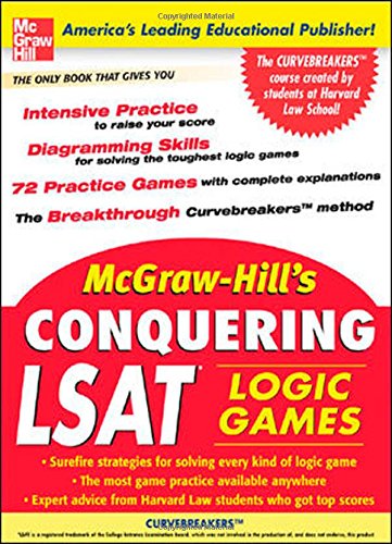 Beispielbild fr McGraw-Hill's Conquering LSAT Logic Games zum Verkauf von Wonder Book