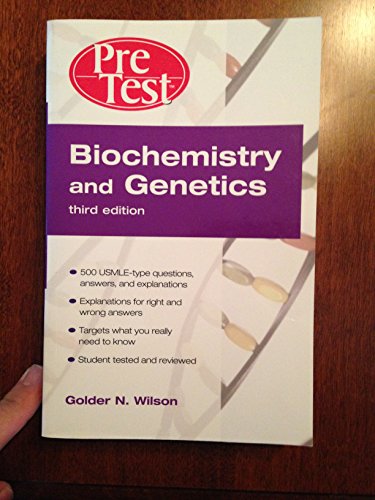 Beispielbild fr Biochemistry and Genetics PreTest(tm) Self-Assessment and Review, Third Edition zum Verkauf von Better World Books