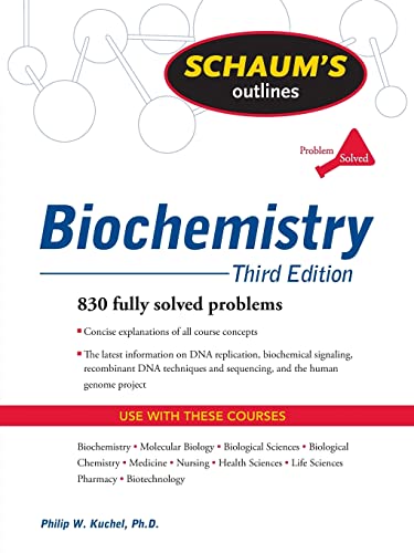 Imagen de archivo de Schaum's Outline of Biochemistry, Third Edition (Schaum's Outlines) a la venta por Wonder Book