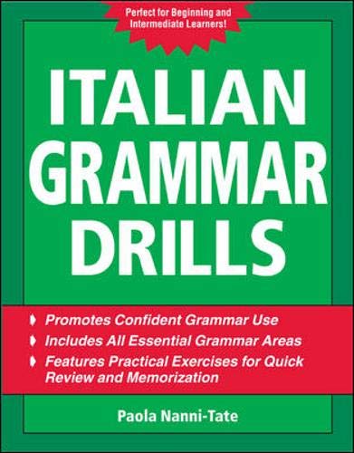 Beispielbild fr Italian Grammar Drills zum Verkauf von Robinson Street Books, IOBA