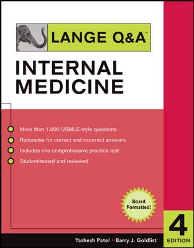 9780071473644: Lange Q&A Internal Medicine, Fourth Edition