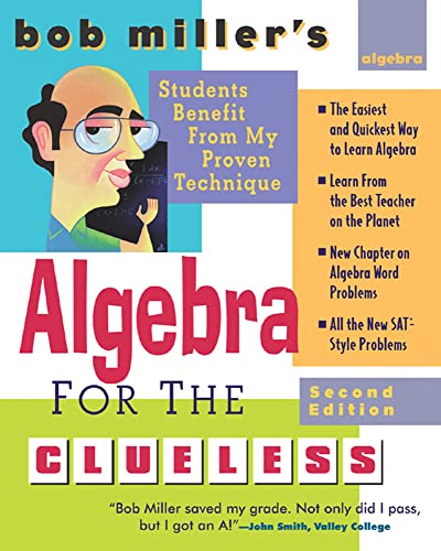 9780071473668: Bob Miller's Algebra for the Clueless