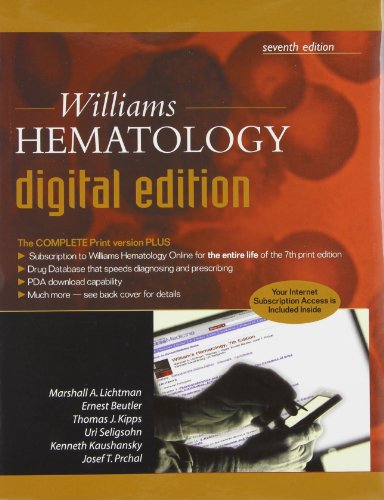 Beispielbild fr Williams Hematology Digital Edition zum Verkauf von Better World Books