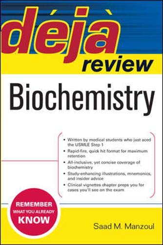 9780071474634: Deja Review Biochemistry