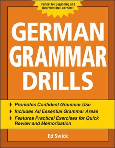 Beispielbild fr German Grammar Drills (Drills Series) zum Verkauf von BooksRun