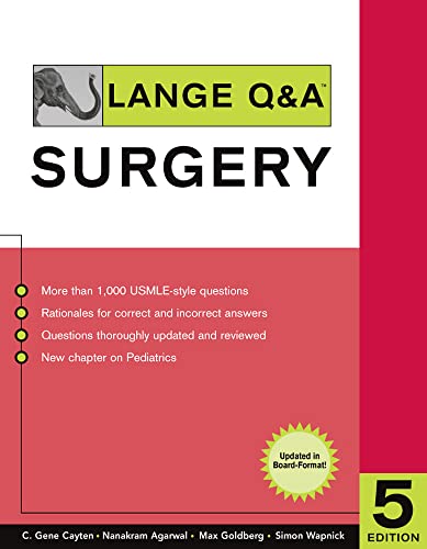 Beispielbild fr Lange Q&a Surgery, Fifth Edition zum Verkauf von Better World Books