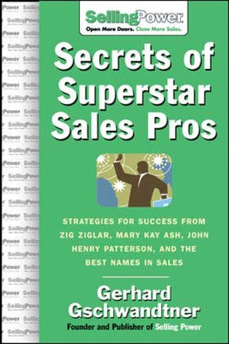 9780071475891: Secrets of Superstar Sales Pros