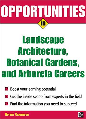 Imagen de archivo de Opportunities in Landscape Architecture, Botanical Gardens and Arboreta Careers a la venta por Better World Books