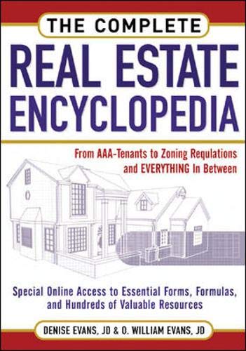 Imagen de archivo de The Complete Real Estate Encylcopedia a la venta por Better World Books