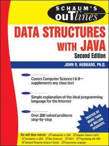 Stock image for Schaum's Outline sof Data Structures with Java for sale by HPB-Red