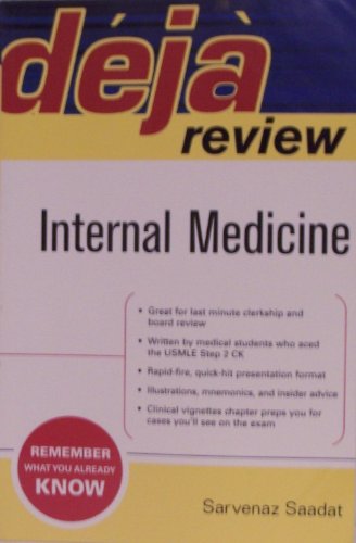 Imagen de archivo de Deja Review Internal Medicine a la venta por HPB-Red