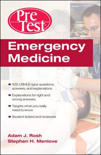 Beispielbild fr Emergency Medicine : Pretest Self-Assessment and Review zum Verkauf von Better World Books