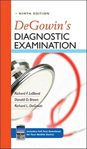 Imagen de archivo de DeGowin's Diagnostic Examination a la venta por Better World Books