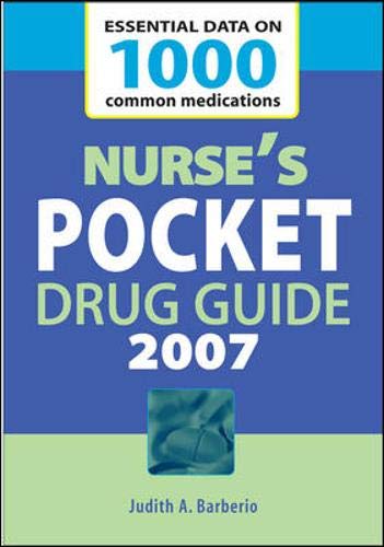 Stock image for Nurse's Pocket Drug Guide 2007 for sale by Textbooks_Source
