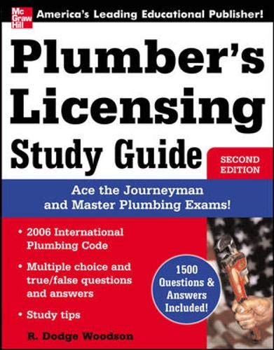 Plumber's licensing Study Guide (9780071479394) by Woodson, R.
