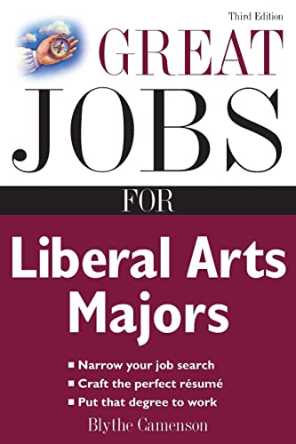 Beispielbild fr Great Jobs for Liberal Arts Majors zum Verkauf von Better World Books