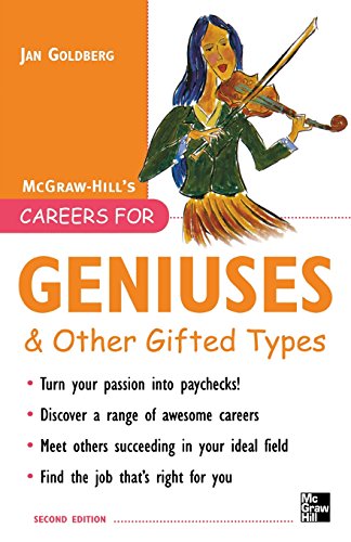 Stock image for Careers for Geniuses & Other Gifted Types for sale by Better World Books