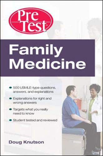 9780071482691: Family Medicine: PreTest™ Self-Assessment and Review