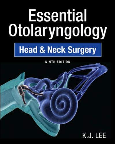 Beispielbild fr Essential Otolaryngology: Head and Neck Surgery, Ninth Edition zum Verkauf von Books From California