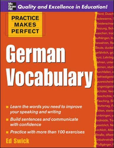 Imagen de archivo de German Vocabulary a la venta por ThriftBooks-Atlanta