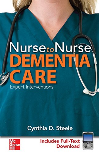 Imagen de archivo de Nurse to Nurse Dementia Care a la venta por Books From California