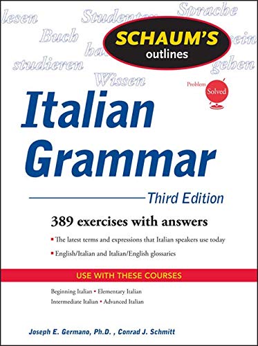 Imagen de archivo de Schaum's Outline of Italian Grammar (Schaum's Outlines) a la venta por HPB-Red