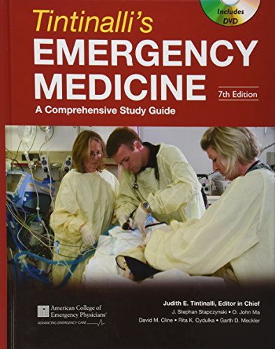 Beispielbild fr Tintinalli's Emergency Medicine: A Comprehensive Study Guide, Seventh Edition (Book and DVD) (Emergency Medicine (Tintinalli)) zum Verkauf von GF Books, Inc.