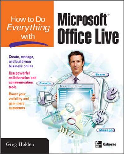 Beispielbild fr How to Do Everything With Microsoft Office Live zum Verkauf von Hastings of Coral Springs