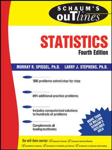 Stock image for Schaum's Outline of Statistics for sale by Better World Books