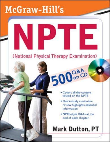 Stock image for McGraw-Hill's NPTE (National Physical Therapy Examination) (Lange) for sale by Wonder Book