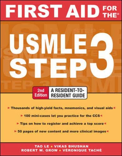 9780071487962: First Aid for the USMLE Step 3, Second Edition