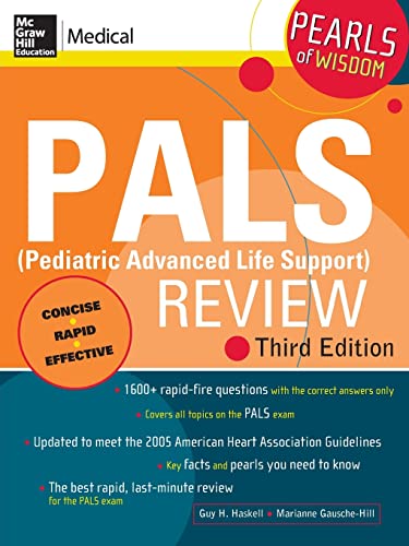 Imagen de archivo de Pals (Pediatric Advanced Life Support) Review: Pearls Of Wisdom, Third Edition a la venta por AwesomeBooks
