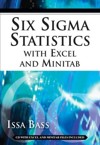 Imagen de archivo de Six Sigma Statistics with EXCEL and MINITAB a la venta por Jenson Books Inc