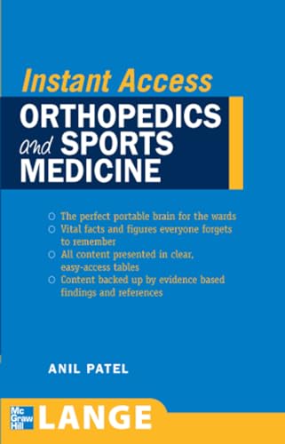 Beispielbild fr LANGE Instant Access Orthopedics and Sports Medicine zum Verkauf von Books From California