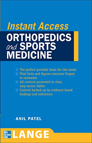 Stock image for LANGE Instant Access Orthopedics and Sports Medicine for sale by Books From California