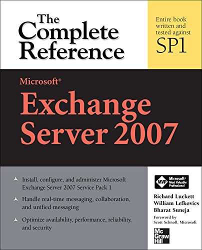 Beispielbild fr Microsoft Exchange Server 2007: The Complete Reference zum Verkauf von AwesomeBooks