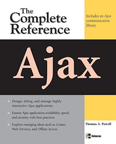9780071492164: Ajax: The Complete Reference